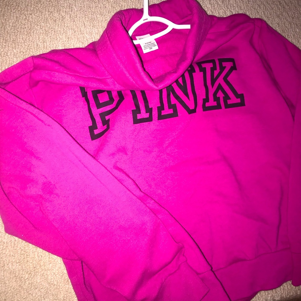 Cowl neck sweatshirt. Gently used . Medium but runs small .